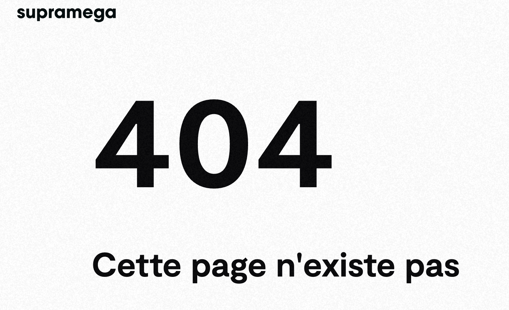 Exemple d'une page d'erreur 404